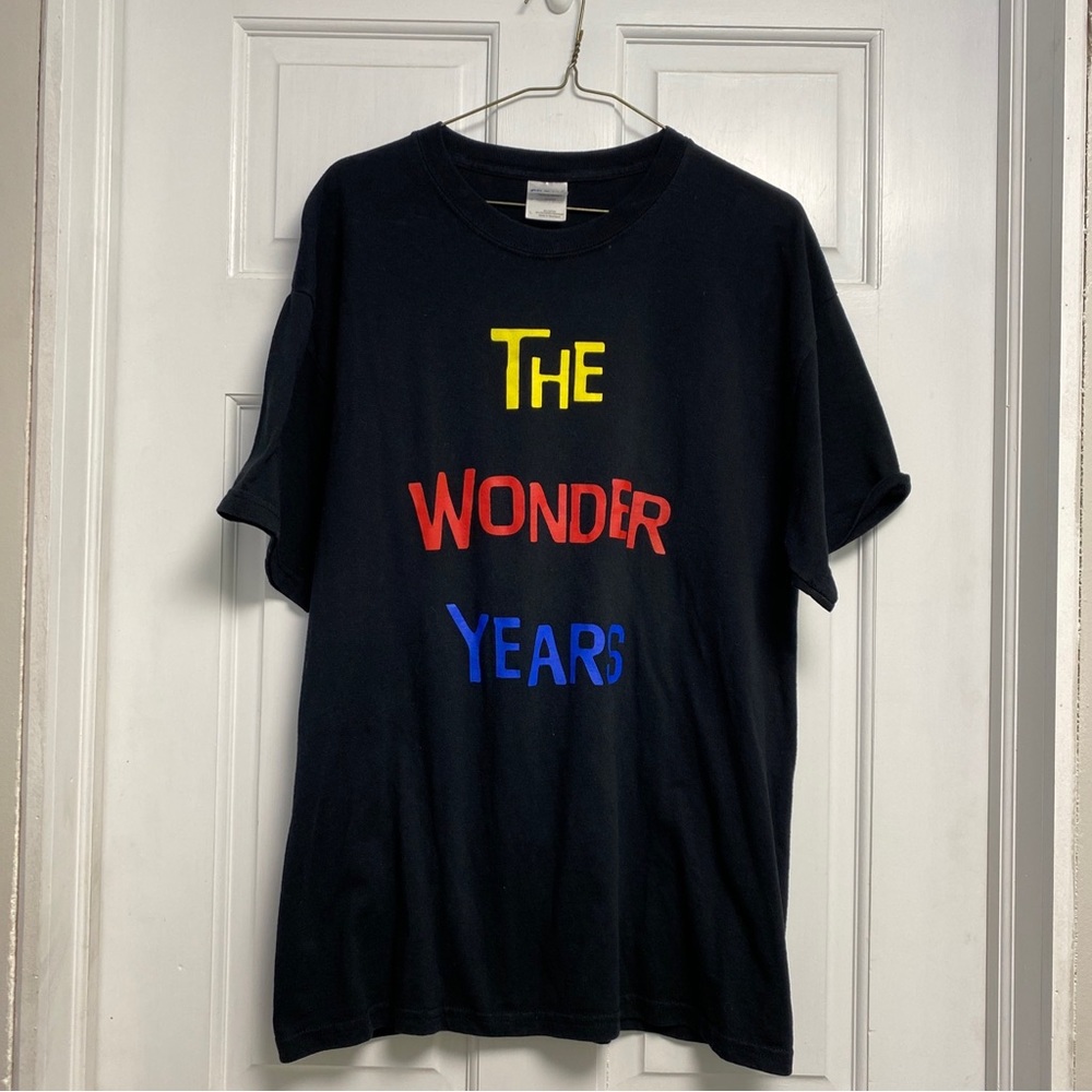 The Wonder Years T Shirt Retro TV Show Black Short sleeve